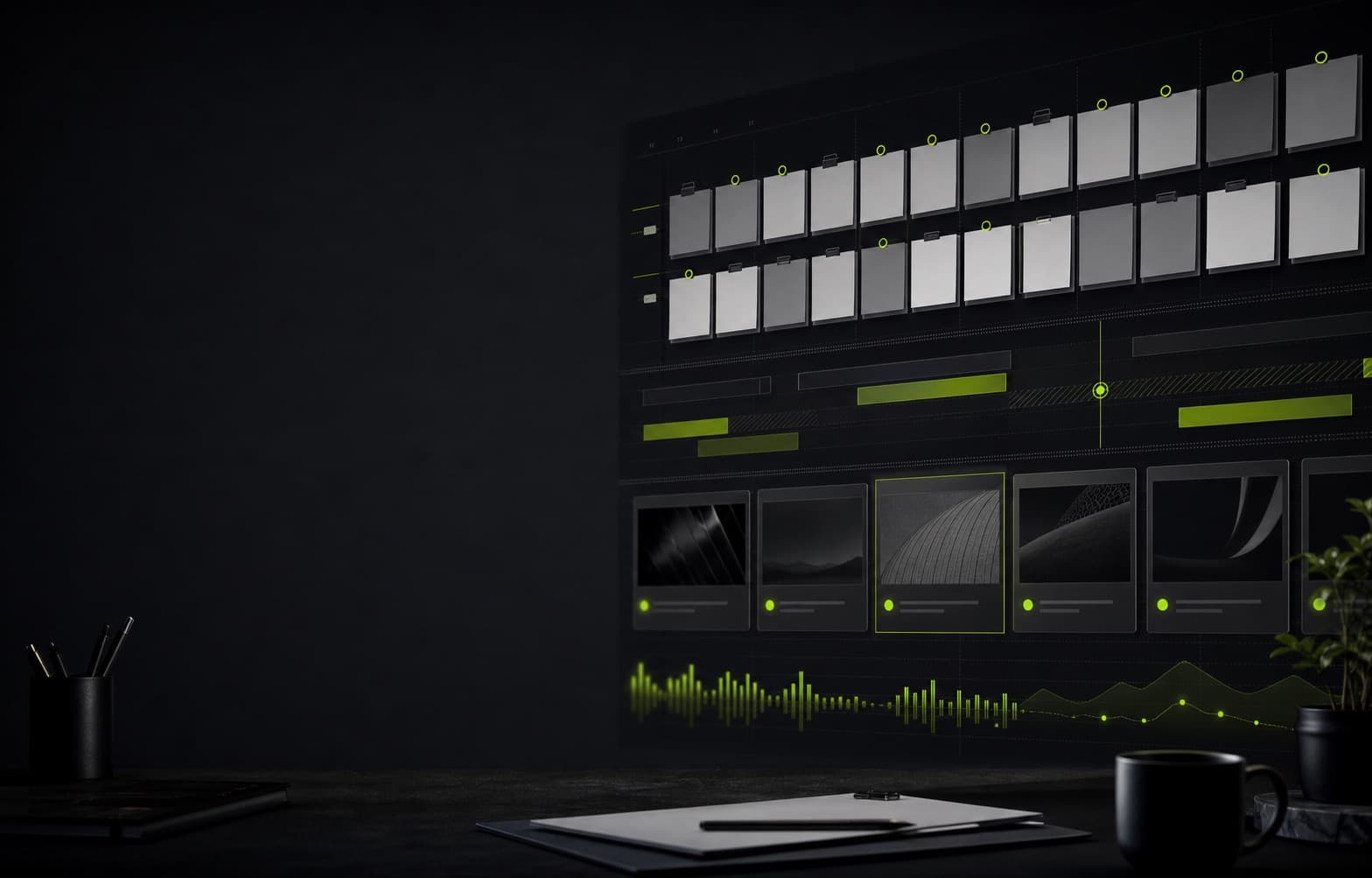 A connected social media production system