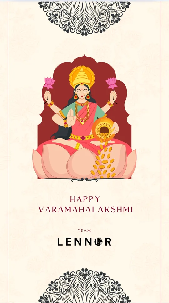 Lennor's Varamahalakshmi story