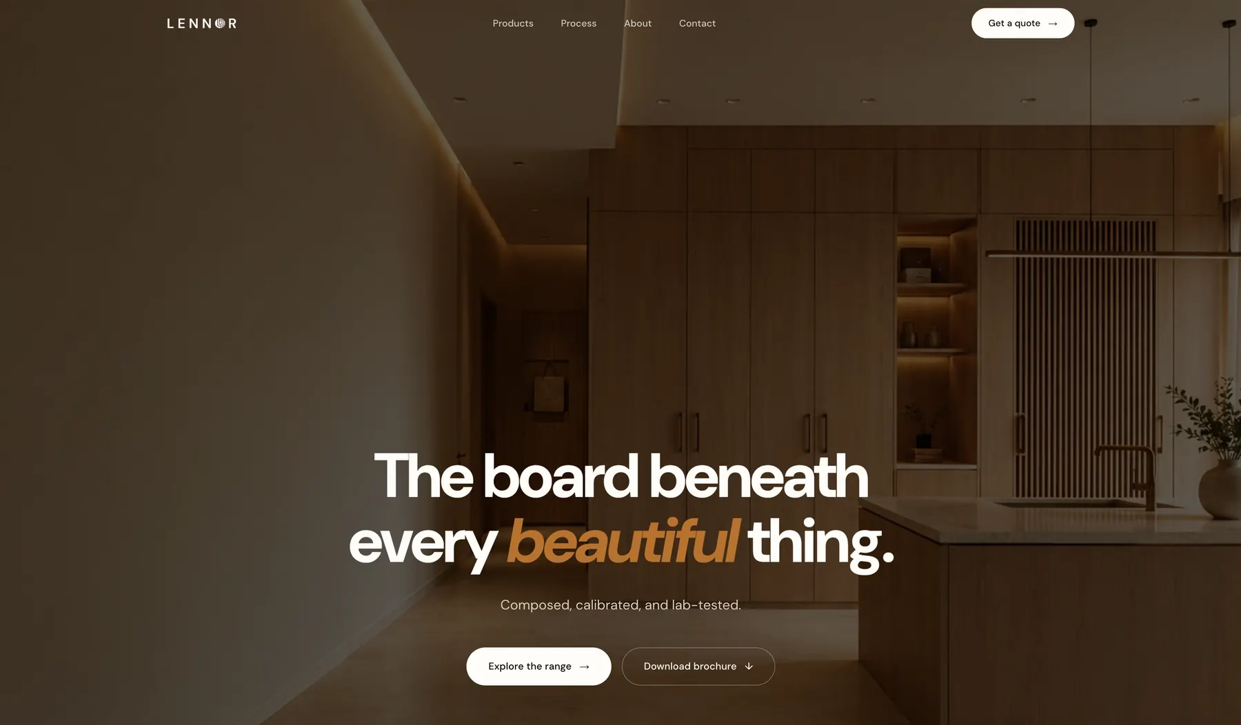 The Lennor website: The board beneath every beautiful thing.